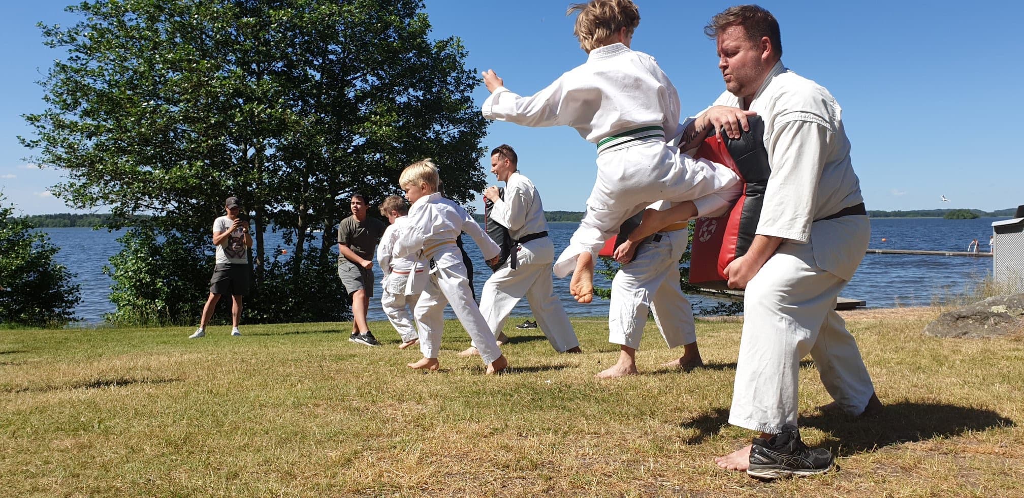 Prova på karate!