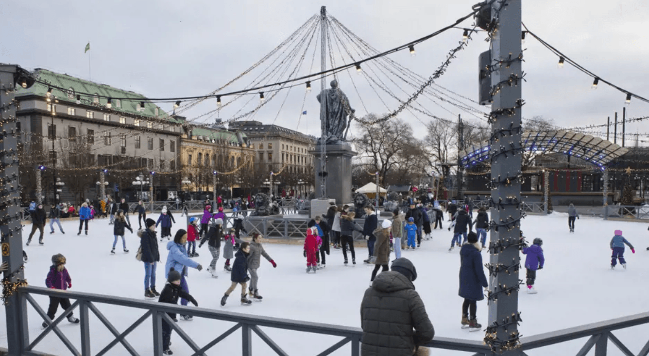 Skridskoåkning Kungsträdgården