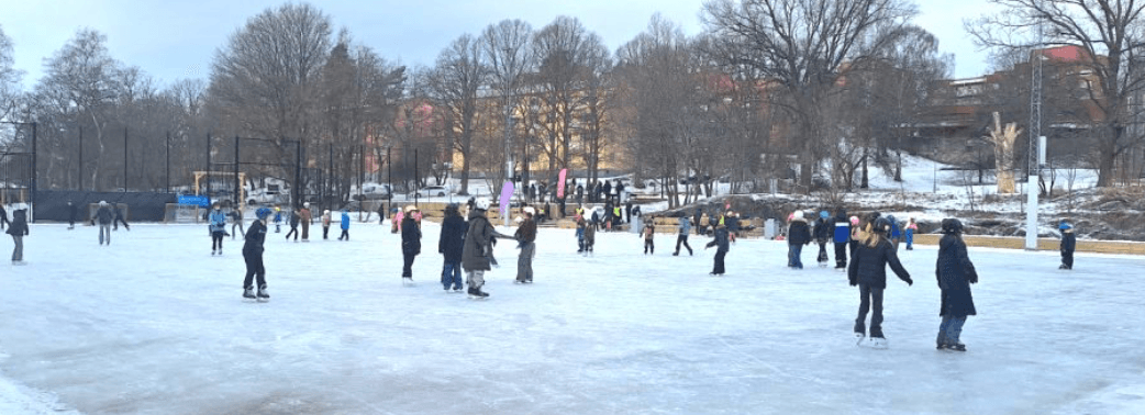 Skridskoåkning Aspuddens IP